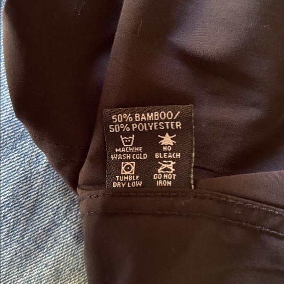 Dixxon Signature Series Button Snap Short Sleeve Black Mens Size M Bamboo - Picture 7 of 7